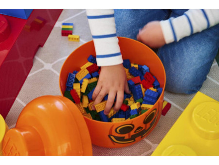 LEGO Boîte en forme de tête STORAGE HEAD PUMPKIN, L, orange