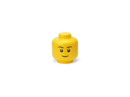LEGO Mini-boîte en forme de tête STORAGE HEAD BOY, jaune