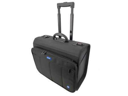 STOP Valise pour pilotes rPET SAMAR, PET recyclé, noir