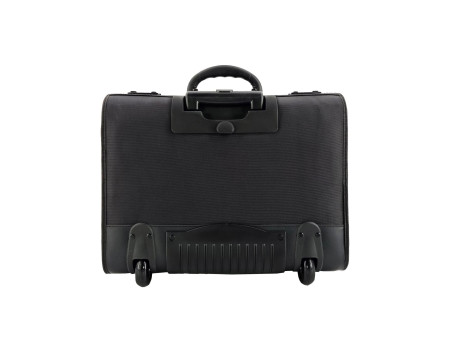 STOP Valise pour pilotes rPET SAMAR, PET recyclé, noir