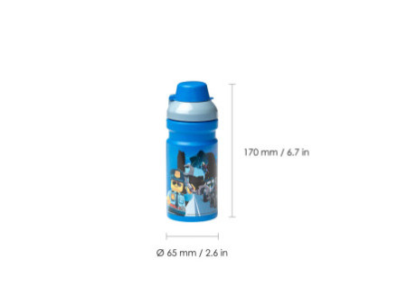 LEGO Gourde CITY, 390 ml, bleu