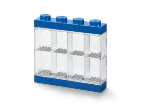 LEGO Vitrine pour figurines DISPLAY CASE 8, bleu