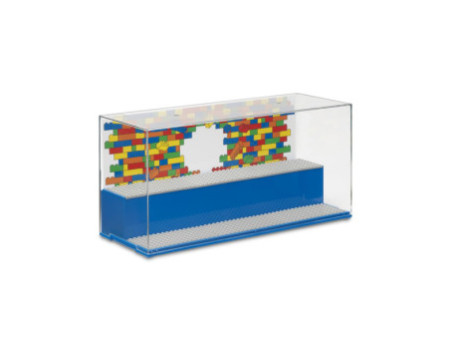 LEGO Vitrine PLAY & DISPLAY CASE ICONIC, bleu