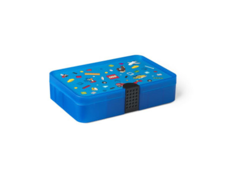 LEGO Boîte de tri SORTING BOX ICONIC, bleu translucide