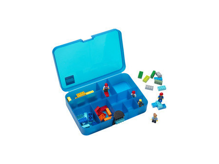 LEGO Boîte de tri SORTING BOX, bleu translucide