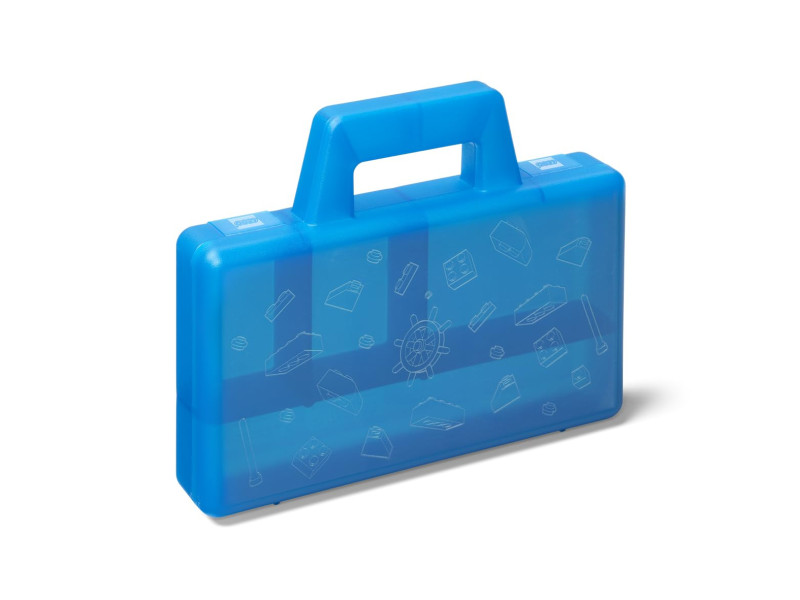LEGO Mallette de tri SORTING CASE TO GO, bleu translucide