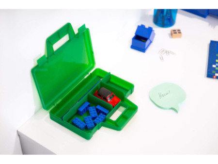 LEGO Mallette de tri SORTING CASE TO GO, vert translucide