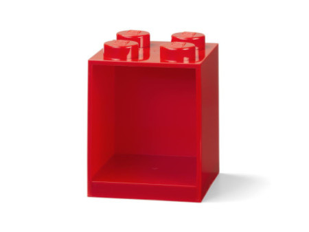 LEGO Étagère en forme de brique BRICK SHELF 4, rouge