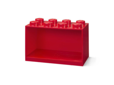 LEGO Étagère en forme de brique BRICK SHELF 8, rouge