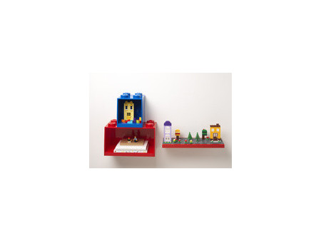LEGO Étagère en forme de brique BRICK SHELF 8, blanc