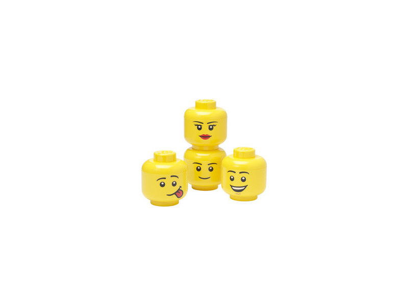 LEGO Set de mini-boîtes en forme de tête STORAGE HEAD