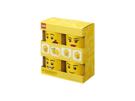 LEGO Set de mini-boîtes en forme de tête STORAGE HEAD
