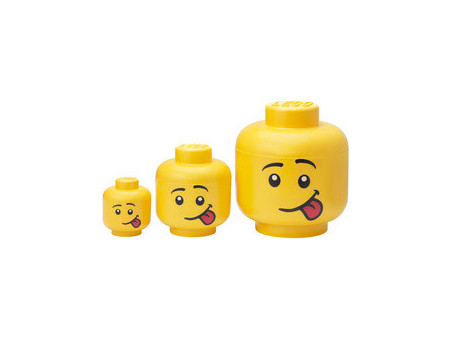 LEGO Set de boîtes en forme de tête STORAGE HEAD BOY