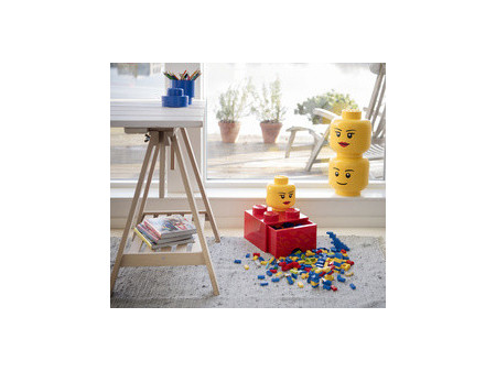 LEGO Set de boîtes en forme de tête STORAGE HEAD SILLY