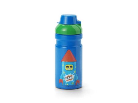 LEGO Gourde FIREWORK GUY, 390 ml, bleu