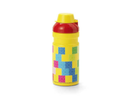LEGO Gourde BRICK PATTERN, 390 ml, jaune