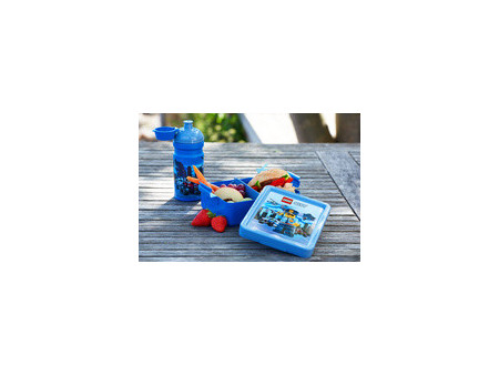 LEGO Boîte à goûter LUNCH BOX FIREWORK GUY, bleu