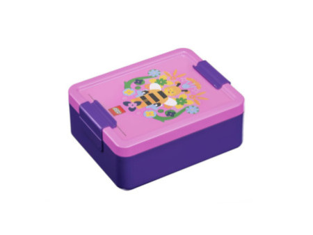 LEGO Gourde + Boîte à goûter LUNCH SET BEE, lilas