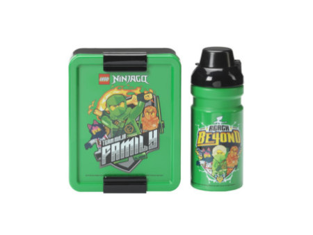 LEGO Gourde + Boîte à goûter LUNCH SET NINJAGO GREEN, vert