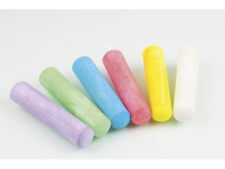 EBERHARD FABER Craie de trottoir, seau en plastique de 50