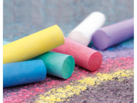 EBERHARD FABER Craie de trottoir, seau en plastique de 50