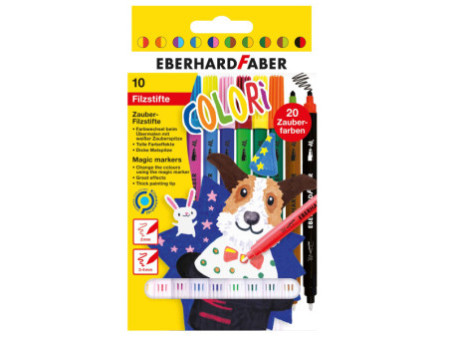 EBERHARD FABER Feutre magique double COLORI, étui de 10