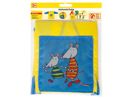 EBERHARD FABER Tablier de peinture Mini Kids, jaune/bleu