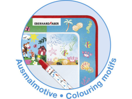 EBERHARD FABER Tapis de coloriage AQUA FUN, 320 x 320 mm