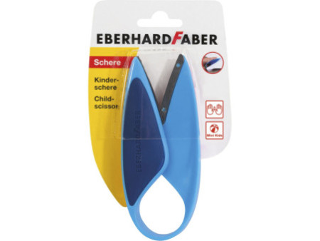 EBERHARD FABER Ciseaux Mini Kids, rond, bleu