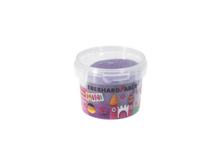 EBERHARD FABER Pâte à modeler, boîte de 100g, lilas pailleté