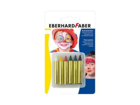 EBERHARD FABER Crayon de maquillage, court, 6 couleurs