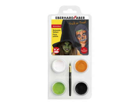 EBERHARD FABER Kit maquillage Halloween Citrouille/sorcière