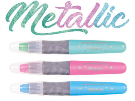 EBERHARD FABER Set de craies pour cheveux Metallic, set de 3