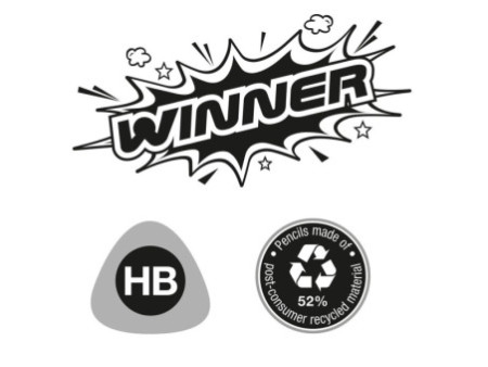 EBERHARD FABER Kit crayon de papier WINNER, HB, noir