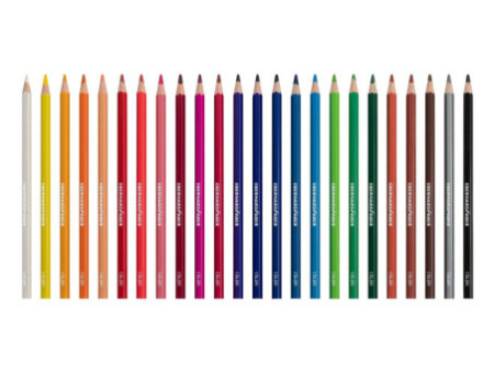 EBERHARD FABER Crayon de couleur COLORI, étui carton de 24