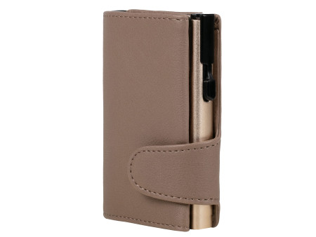 CLICKSAFE Porte-monnaie avec porte-cartes, simili cuir