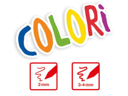 EBERHARD FABER Feutre double COLORI, étui carton de 20