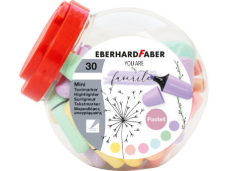 EBERHARD FABER Surligneur Mini Pastel, bonbonière de 30