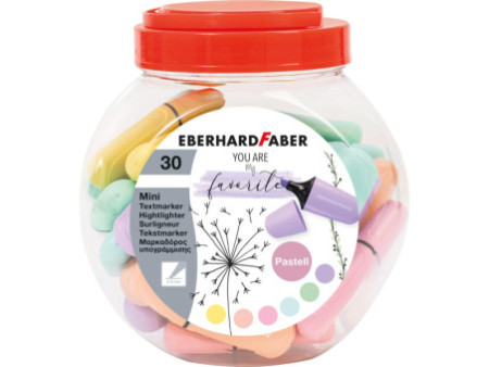EBERHARD FABER Surligneur Mini Pastel, bonbonière de 30
