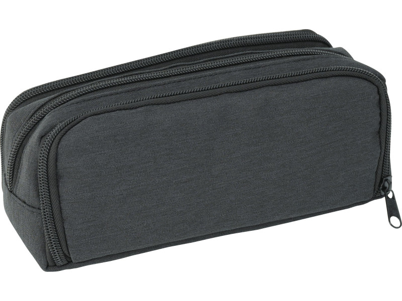 EBERHARD FABER Trousse, 3 compartiments, anthracite/noir
