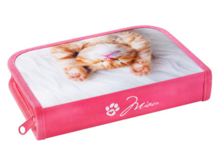 EBERHARD FABER Étui scolaire Chaton, 42 pièces