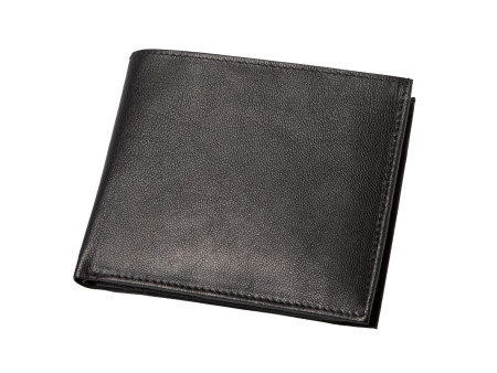 Alassio Portefeuille, format paysage, en cuir, noir