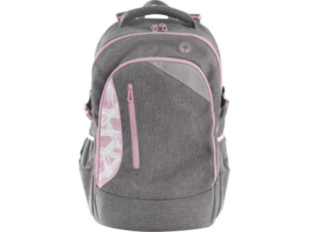 EBERHARD FABER Sac à dos scolaire X-Style gris / rose pastel