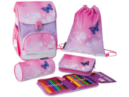 EBERHARD FABER Kit cartable EFAlino Papillon II, 4 pièces