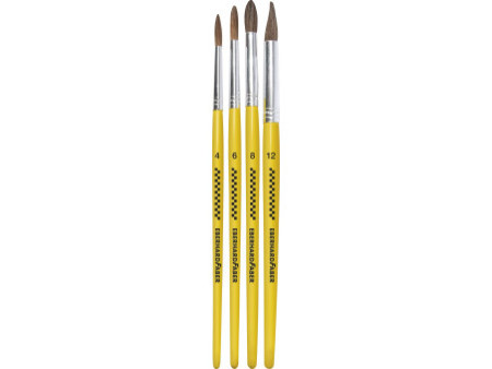 EBERHARD FABER Set de pinceaux WINNER, 4 pièces
