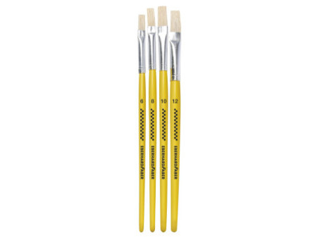 EBERHARD FABER Set de pinceaux brosse WINNER, 4 pièces
