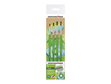 EBERHARD FABER Set de pinceaux synthétiques GREEN WINNER