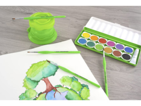 EBERHARD FABER Set de pinceaux synthétiques GREEN WINNER