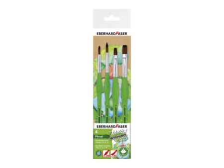 EBERHARD FABER Set de pinceaux synthétiques GREEN WINNER