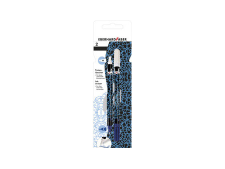 EBERHARD FABER Effaceur, blister de 2, vert fluo / noir